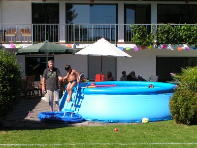 Pool im Einsatz